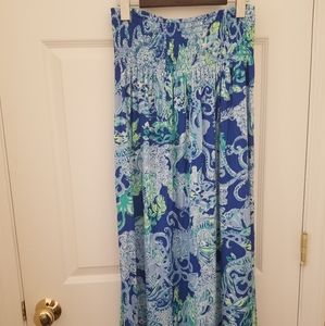 Lilly Pulitzer Bodhi Maxi Skirt size S in Sea Sirens print